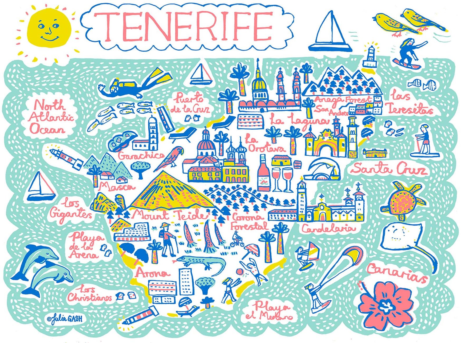 Tenerife Postcard - Julia Gash