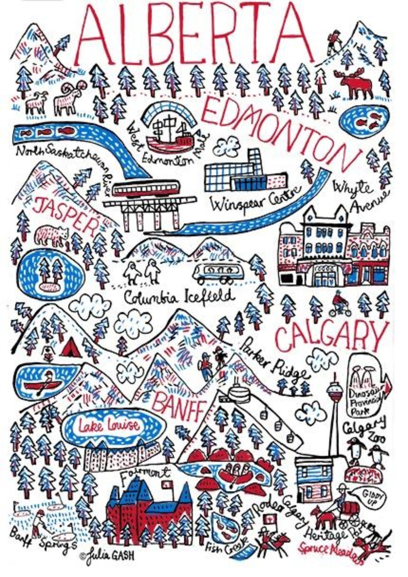 Alberta Art Print - Julia Gash